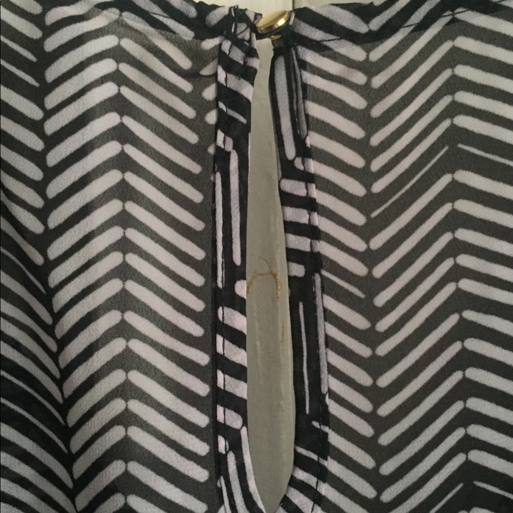 Black and white summer dress